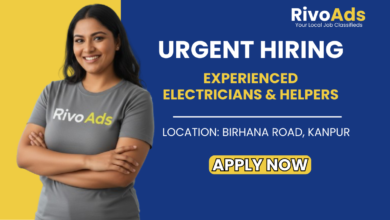Jobs in Kanpur Experienced Electrician and Packing Helper Jobs at Birhana Road Kanpur