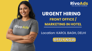 Jobs in Delhi Hotel Staff and Front Office Jobs in Karol Bagh Delhi - RivoAds