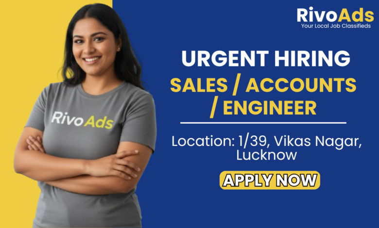 Jobs in Lucknow: Sales and Accountant Vacancy at Avanya Group - RivoAds
