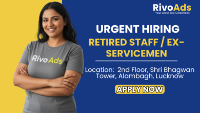 Jobs in Lucknow: Hiring Retired Staff and Ex-Servicemen Alambagh - RivoAds