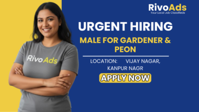 Jobs in Kanpur: Hiring Gardener and Peon for Cleaning Work in Vijay Nagar Kanpur