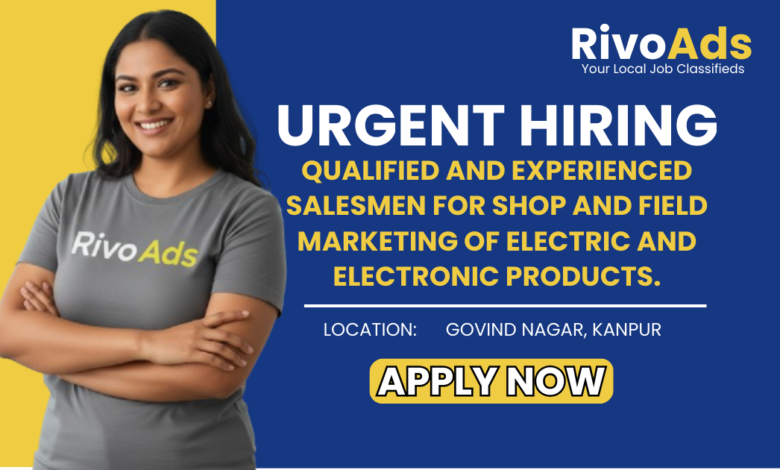 Jobs in Kanpur Electric and Electronic Salesman vacancy at Gupta Enterprises Govind Nagar