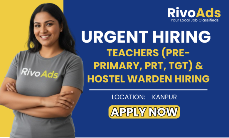 Jobs in Kanpur teaching vacancies for PRT TGT and Pre-Primary at BNSD Shiksha Niketan Inter College