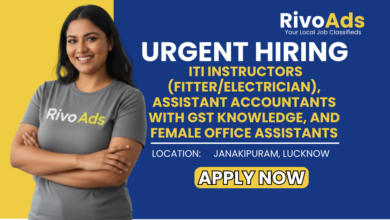 Jobs in Lucknow Kusum Group ITI Instructor Fitter Electrician Accountant vacancy Janakipuram