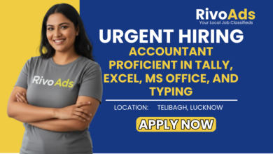 Jobs in Lucknow Accountant vacancy at Infra Company Telibagh Tally Excel