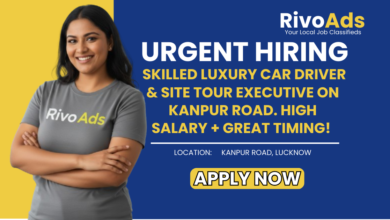 Jobs in Lucknow Luxury Car Driver and Site Tour Executive vacancy Kanpur Road
