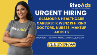 Jobs in Lucknow IK WENZ hiring BDS Doctor Nurse Makeup Artist Hair Stylist