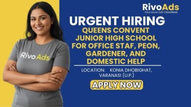 Jobs in Varanasi Office Staff Peon Gardener Queens Convent School