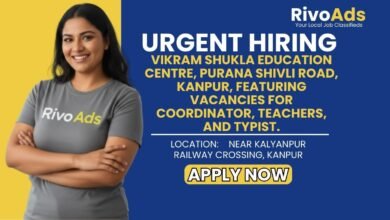 Jobs in Kanpur Teacher Coordinator Typist Vikram Shukla Education Centre