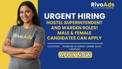 Jobs in Varanasi Sunbeam Academy Hostel Superintendent and Warden Vacancy