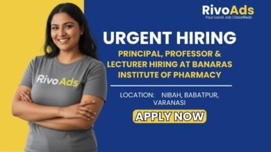 Jobs in Varanasi: Hiring Principal and Faculty for Banaras Institute of Pharmacy in Babatpur Varanasi