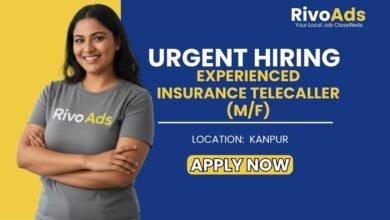 Jobs in Kanpur: Hiring Experienced Male and Female Telecallers for Insurance Sector in Kanpur