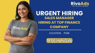 Jobs in Pune Sales Manager vacancy for finance company