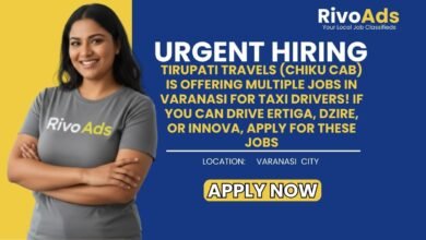 Jobs in Varanasi Taxi Driver recruitment for Ertiga Dzire and Innova Tirupati Travels