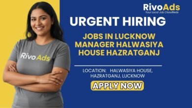 Jobs in Lucknow Manager Halwasiya House Hazratganj