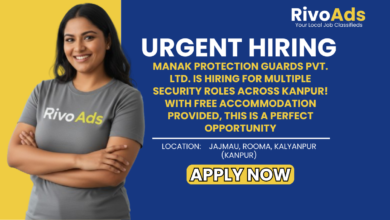 Jobs in Kanpur Security Guard Gunman Vacancy Free Housing