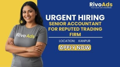 Jobs in Kanpur: Hiring Senior Accountant with 5-8 Years Experience and GST Knowledge in Kanpur