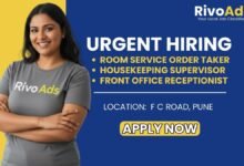Jobs in Pune Hotel Staff hiring for Receptionist and Supervisor roles at F C Road