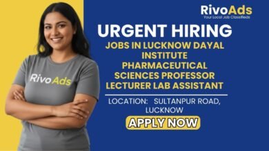 Jobs in Lucknow Dayal Institute Pharmaceutical Sciences Professor Lecturer Lab Assistant