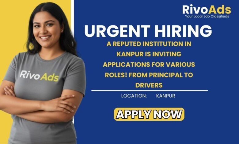 Jobs in Kanpur Teacher Admin Principal Recruitment Salary 10000 to 30000