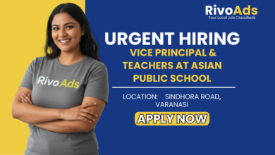 Jobs in Varanasi: Hiring Experienced Teachers and Vice Principal for ASIAN Public School Varanasi