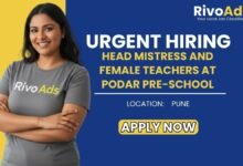 Jobs in Pune Podar Pre-school hiring Head Mistress and Female Teachers in Moshi Kiwale Charoli