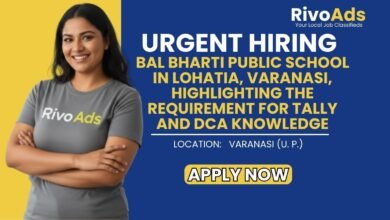 Jobs in Varanasi Accountant Tally DCA Bal Bharti Public School