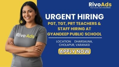 Jobs in Varanasi: Hiring Experienced Teachers and Staff for Gyandeep Public School in Varanasi