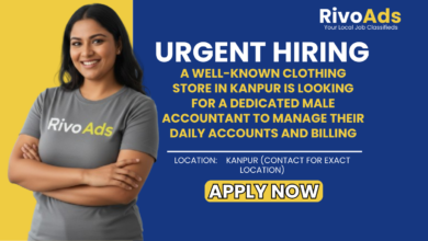 Jobs in Kanpur Male Accountant Clothing Store Vacancy