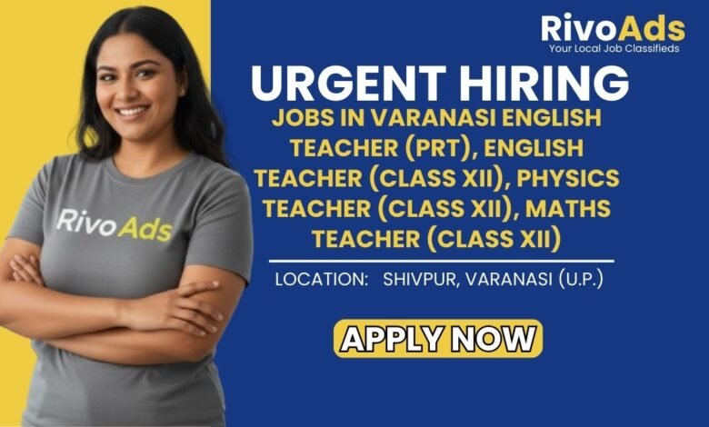 Jobs in Varanasi Teacher English Physics Maths St. Joseph's School