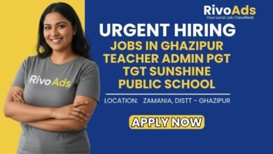 Jobs in Ghazipur Teacher Admin PGT TGT Sunshine Public School