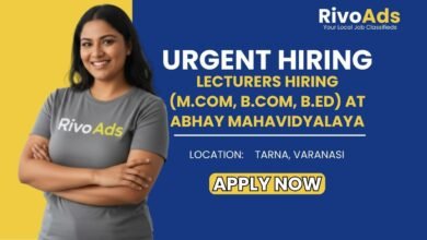 Jobs in Varanasi: Hiring Lecturers for Multiple Subjects at Abhay Mahavidyalaya Varanasi