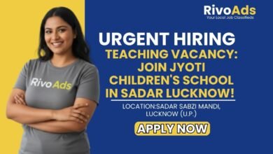 Jyoti Childrens School Lucknow Jobs 2026 Teacher Recruitment