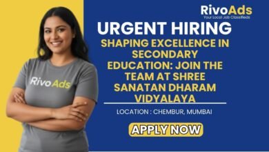 Shree Sanatan Dharam Vidyalaya Mumbai Recruitment 2026 Secondary Teacher Vacancy