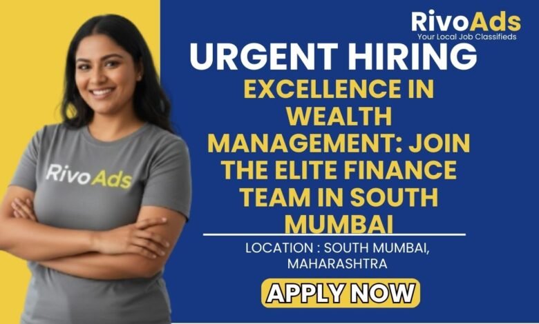 South Mumbai Investment Group Accountant Recruitment 2026 Finance Vacancy