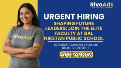 Bal Niketan Public School Delhi Recruitment 2026 PGT TGT PRT Vacancy
