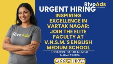 VNSMS English Medium School Thane Recruitment 2026 Teacher Vacancy