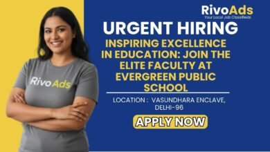 Evergreen Public School Delhi Recruitment 2026 PGT PRT Vacancy