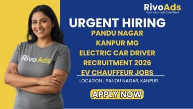 Pandu Nagar Kanpur MG Electric Car Driver Recruitment 2026 EV Chauffeur Jobs