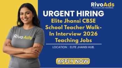 Elite Jhansi CBSE School Teacher Walk-In Interview 2026 Teaching Jobs