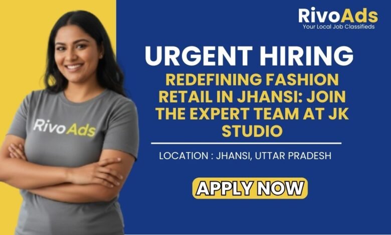 JK Studio Jhansi Recruitment 2026 Computer Operator Vacancy