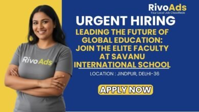 Savanu International School Delhi Recruitment 2026 Principal Vacancy