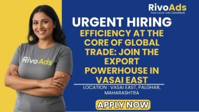 Vasai East Export Warehouse Recruitment 2026 Female Office Vacancy