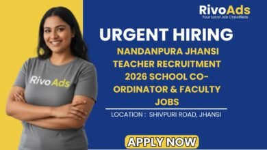 Nandanpura Jhansi Teacher Recruitment 2026 School Co-ordinator & Faculty Jobs