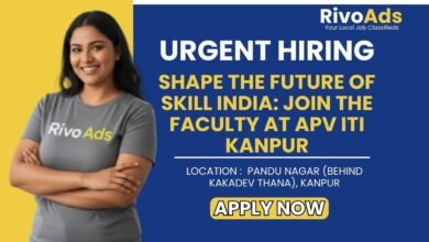 APV ITI Kanpur Instructor Jobs 2026 Technical Vacancy