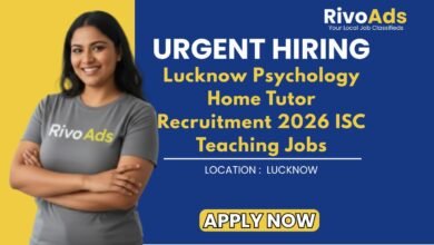 Lucknow Psychology Home Tutor Recruitment 2026 ISC Teaching Jobs
