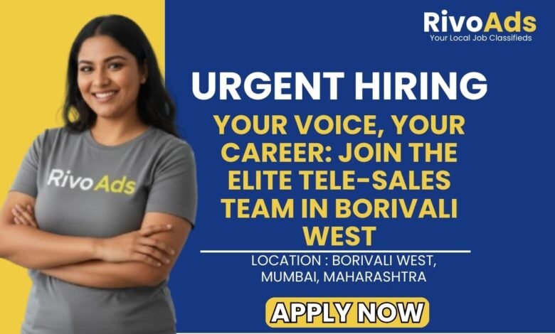 Borivali West Telecaller Recruitment 2026 Male/Female Vacancy