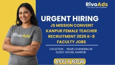 JS Mission Convent Kanpur Female Teacher Recruitment 2026 K-8 Faculty Jobs