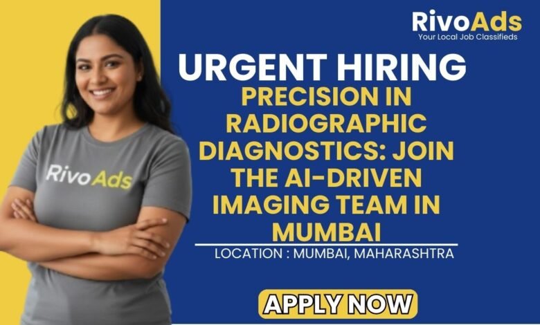 Mumbai MRI CT Technician Recruitment 2026 Female Radiology Vacancy