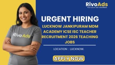 Lucknow Jankipuram MDM Academy ICSE ISC Teacher Recruitment 2026 Teaching Jobs